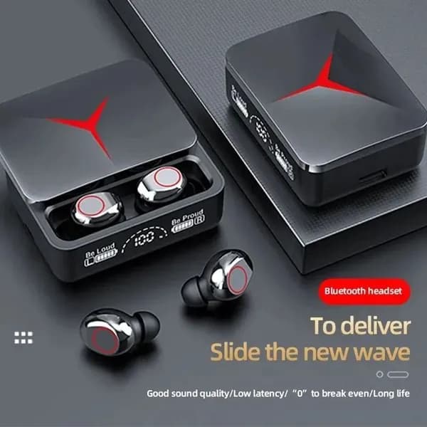 Наушники беспроводные с микрофоном, Bluetooth, USB Type-C, черный, белый