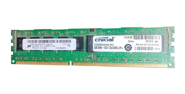 Crucial Оперативная память DDR3, 1333 МГц, 1 x (CT2G3ERSLD81339)