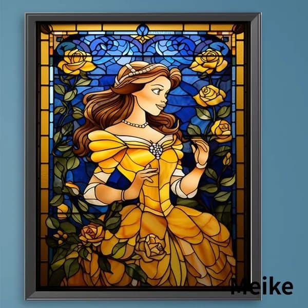 Цифровая живопись Disney Принцессы на холсте 40 50 см, без рамки