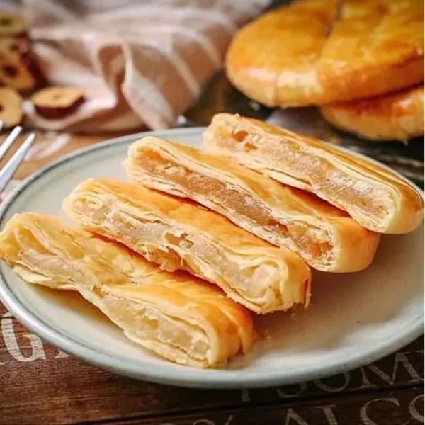 Традиционные китайские пирожные сладкие, мягкие, удобный завтрак и перекус