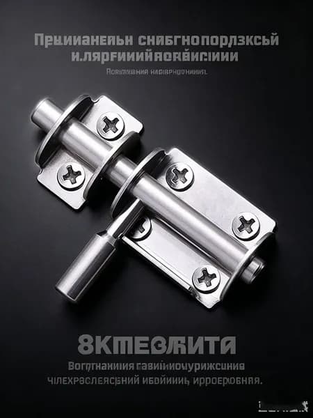 Дверной шпингалет из нержавеющей стали для дверей и окон
