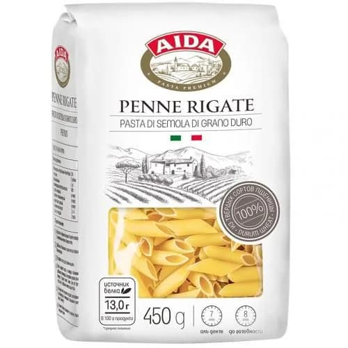 Aida Макаронные изделия Penne Rigate Перо, 450 г