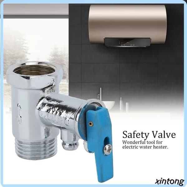 Сafety Valve, Прочный латунный клапан, для электрических водонагревателей