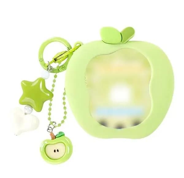 Силиконовый чехол для Tamagotchi Uni, защитный кейс для тамагочи "Фрукты" (Клубника, Яблоко)
