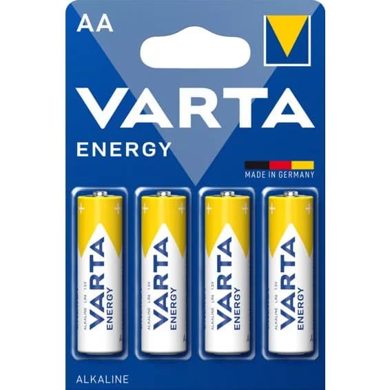 Батарейки АА VARTA Energy LR6 1.5V (батарейки пальчиковые) 4шт.