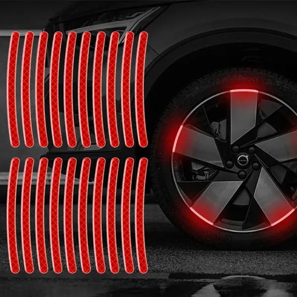 20 шт. Светоотражающие наклейки для колес автомобиля