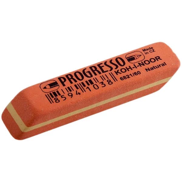 Ластик Koh-I-Noor "Progresso" 60 комбинированный, каучук