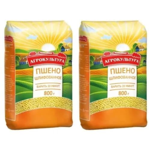Агрокультура Пшено, 800 г, 2шт