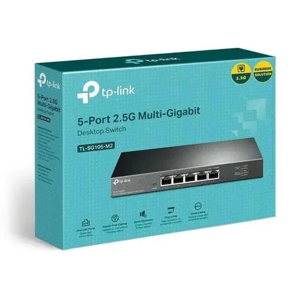 Tp-Link TL-SG105-M2 5-портовый 2.5G мультигигабитный коммутатор