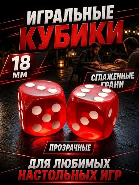 Кубики игральные кости зарики 2 штуки