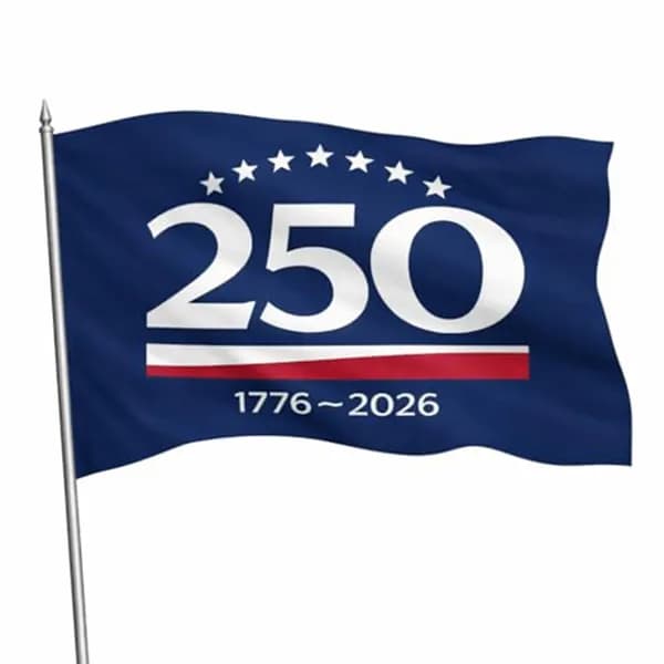 Флаг США к 250-летию независимости из полиэстера, 150 90 см