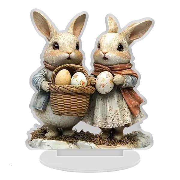 Пасхальные кролики фигурки, - Тип 6