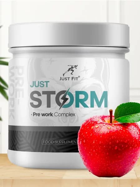 Предтренировочный комплекс Storm 280 гр Just Fit (яблоко)