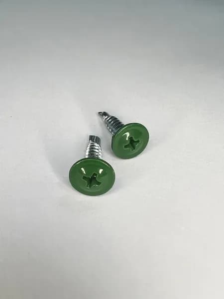 Саморез с прессшайбой сверло 4 2*19 RAL-6002 (250 шт)