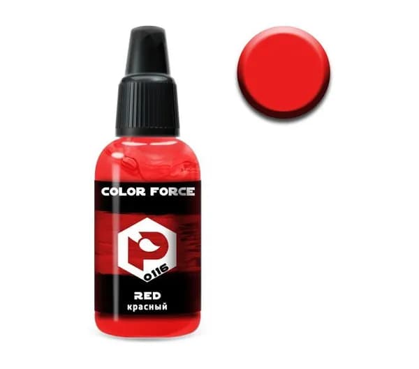 Pacific88 Aero COLOR FORCE Краска для аэрографа Красный (Red),18 ml