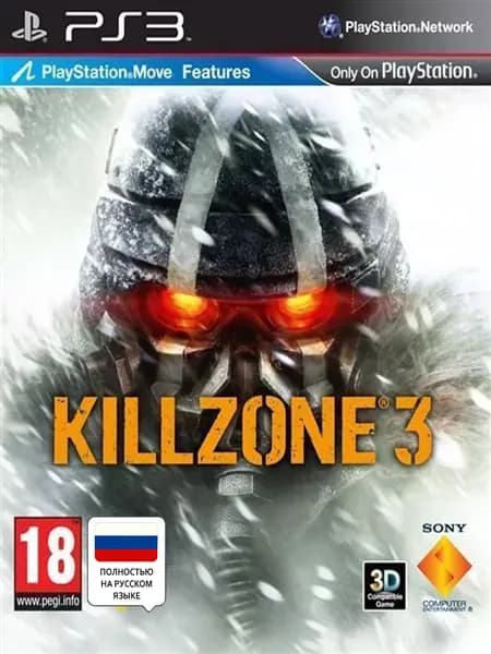 Killzone 3 Полностью на русском BLES 01007 Видеоигра на диске PS3. Товар уцененный
