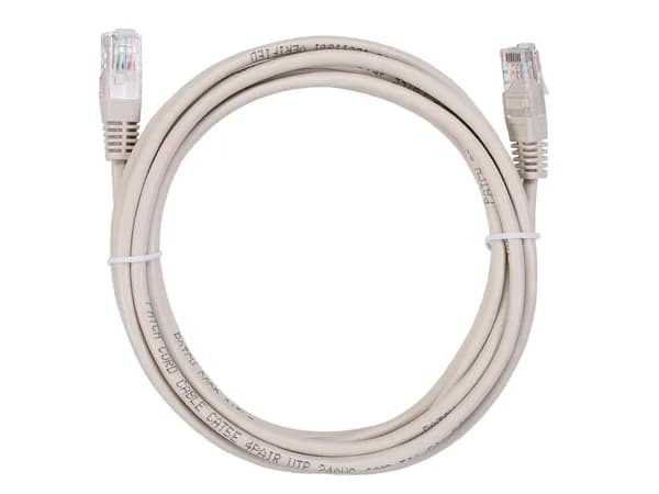 Интернет кабель 2 м iOpen UTP 5е RJ45 Патч корд 2 метра LAN сетевой Ethernet патчкорд серый (ANP511_2M)