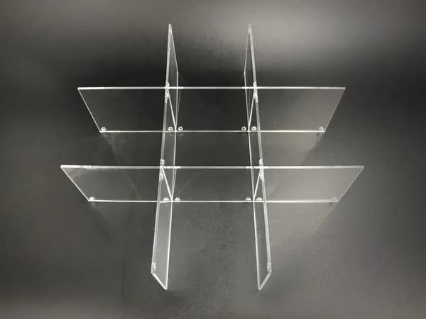 NANOSMOKE | ilin Ящик для хранения длина 33 см, ширина 10 см, высота 0,2 см 1 шт, акрил, прозрачный