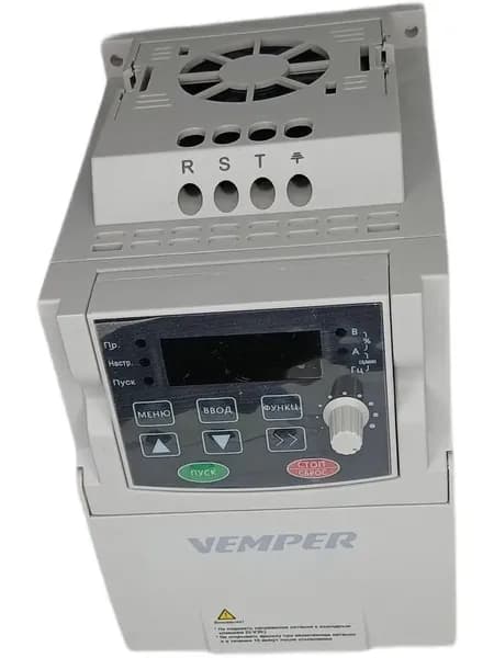 Преобразователь частоты VR100-0075S2B 0.75 кВт 220В (VEMPER)