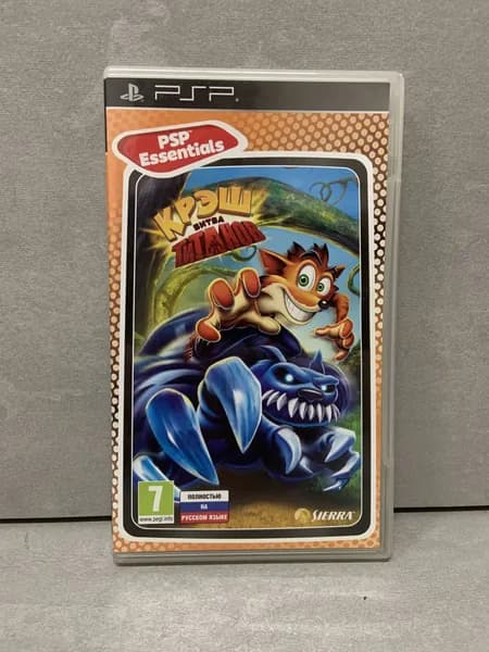 Игра Крэш Битва Титанов  (без мануала) (PlayStation Portable (PSP), Русская версия)