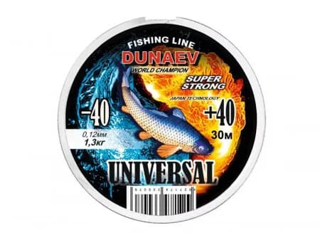 Леска Dunaev Universal 30м (LDU30-026 (30 м 0,26мм) )