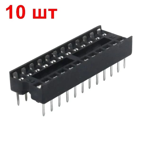 Панелька SCS-24 10 шт. под корпус DIP24 ширина 10,16мм