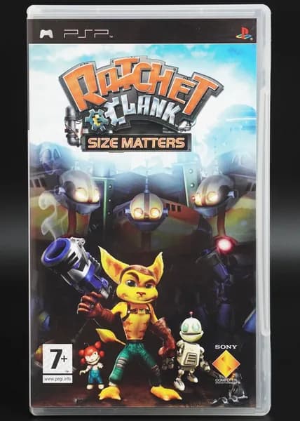 Игра Ratchet & Clank: Size Matters PSP ENG Русская документация