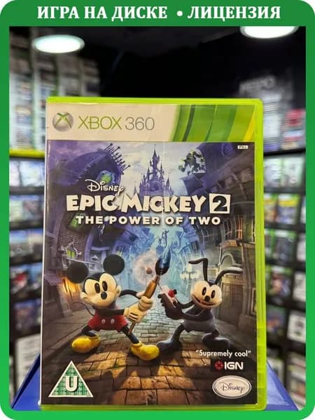 Игра Epic Mickey 2: The Power of Two (Xbox 360) (Box)