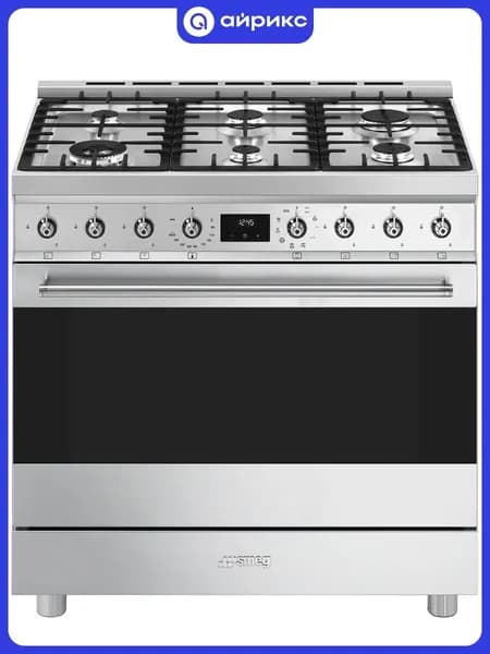 Варочный центр Smeg C9GMX2, нержавеющая сталь