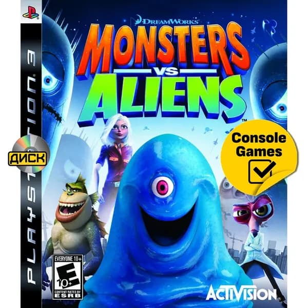 Игра PS3 Monster vs Aliens (PlayStation 3