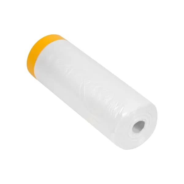 Укрывное полотно на малярной ленте Rollingdog WASHI-SHIELD 8 мкм, 280см*15м, арт.81519