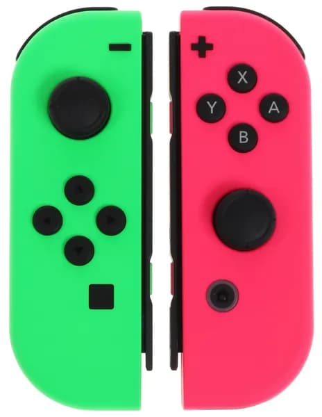 Геймпады контроллеры Joy-con для Nintendo Switch и Nintendo Switch OLED Зеленый Розовый джойстики Цвет №33