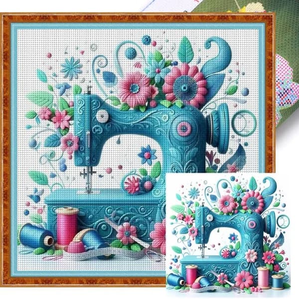 Крестиковый набор для вышивания с напечатанным рисунком, хлопковая канва 14CT, размер 40 40 см