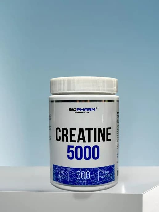Creatine 5000 Креатин Моногидрат от Биофарм, 500 мг