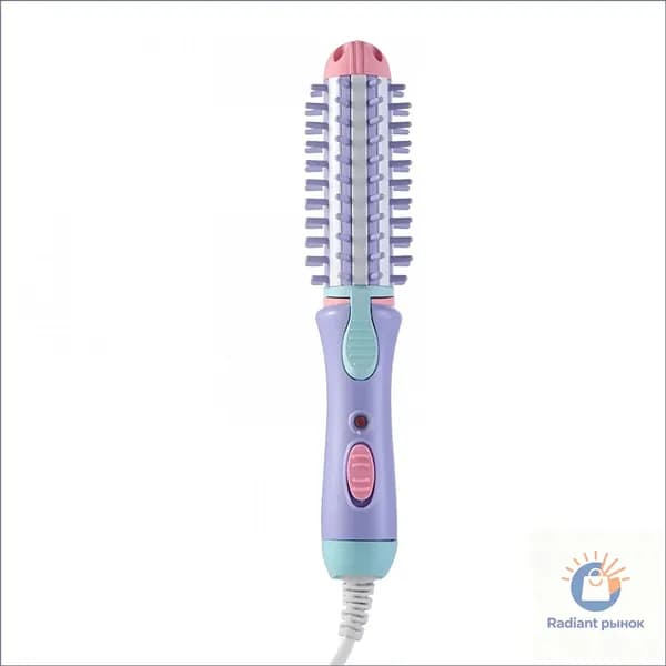 HIBIBUD Мини плойка 2-в-1 с вращающимся корпусом для коротких волос.