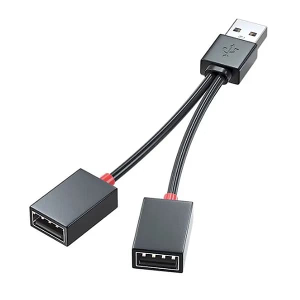 2-в-1 USB-адаптер для мужской и женской зарядки