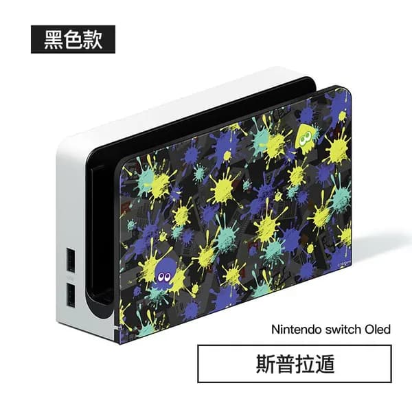 Чехол Sprouton 3 Switch Nintendo с мягким корпусом, защитный с карманом для карт, базовый корпус NS OLED цветного корпуса