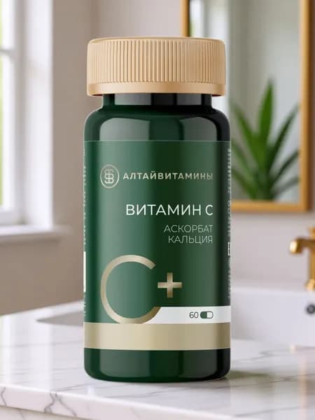 Витамин C Аскорбат кальция, капсулы №60