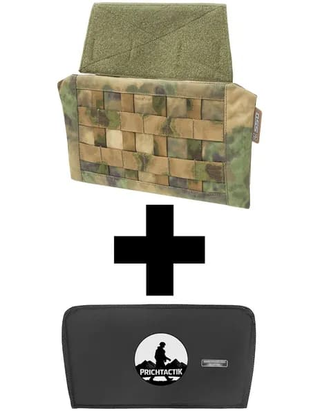 Абдоминальная защита А-2 с баллистическим пакетом (СВМПЭ Бр2, С2) (ССО), Зеленый камуфляж