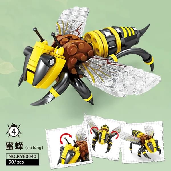 Конструктор Насекомые и морские обитатели, совместимый с Lego