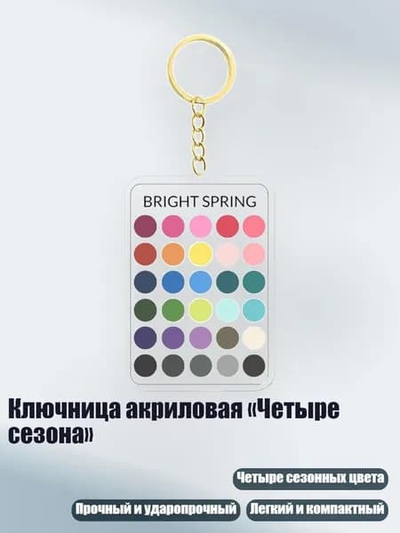 Ключница акриловая Четыре сезона , - 2