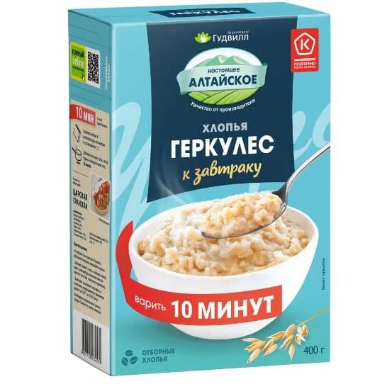 Гудвилл Хлопья Геркулес 400гр.*3шт.