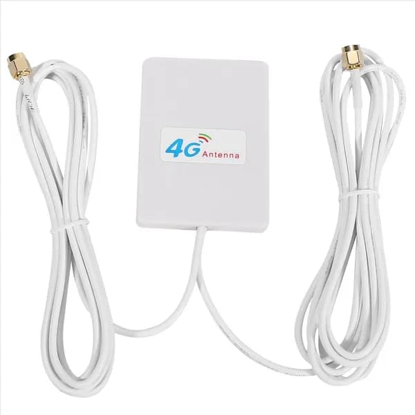Антенна 4G/3G/LTE 28 дБи для мобильного роутера, SMA male, кабель 2.2 м повышенное усиление .