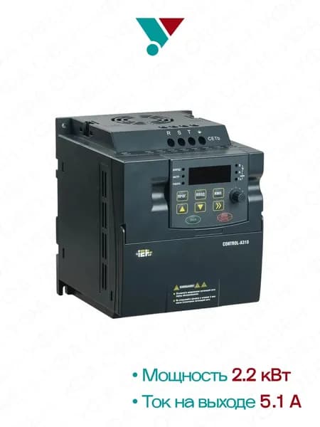 Преобразователь частоты CONTROL-A310 380В 3Ф 2,2кВт 5,1A