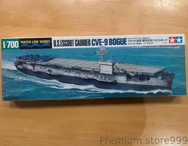 TAMIYA 31711 1/700 USS Bogue CVE9 Escort Carrier Waterline сборная модель Авианосец