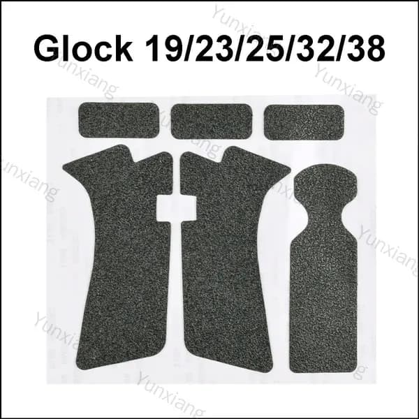 Резиновая матовая противоскользящая накладка на рукоять Grip Wrap Tape для Glock (подходит для моделей 19/23/25/32/38)