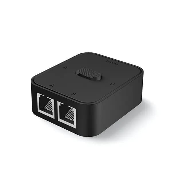 2-портовый сетевой коммутатор-селектор RJ45 LAN CAT6, 1000 Мбит/с, 1 вход / 1 выход, внутренний/внешний коммутатор/разветвитель OZ7X