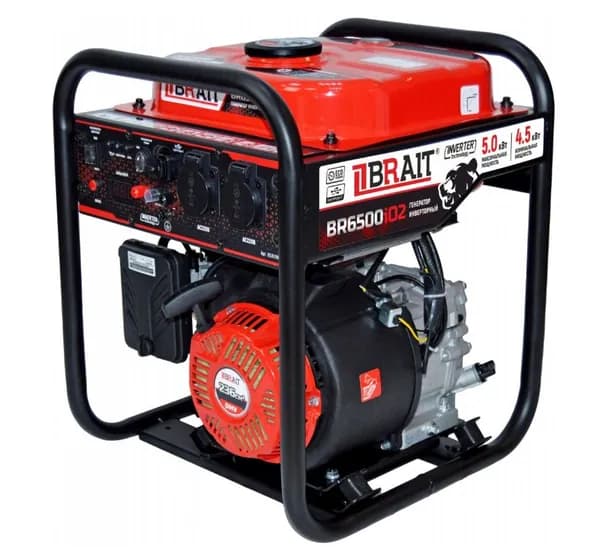 Генератор бензиновый инверторный Brait BR6500iO2(4,8-5,0 кВт)