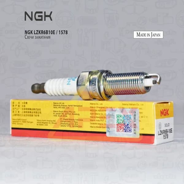 Свеча зажигания NGK LZKR6B-10E 1578 HYUNDAI-KIA 1885510060, 18854-10080, 1 шт