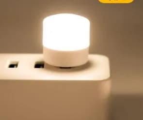 Мини светильник USB светодиодный, белый нейтральный, 1 шт. Лампочка ночник
